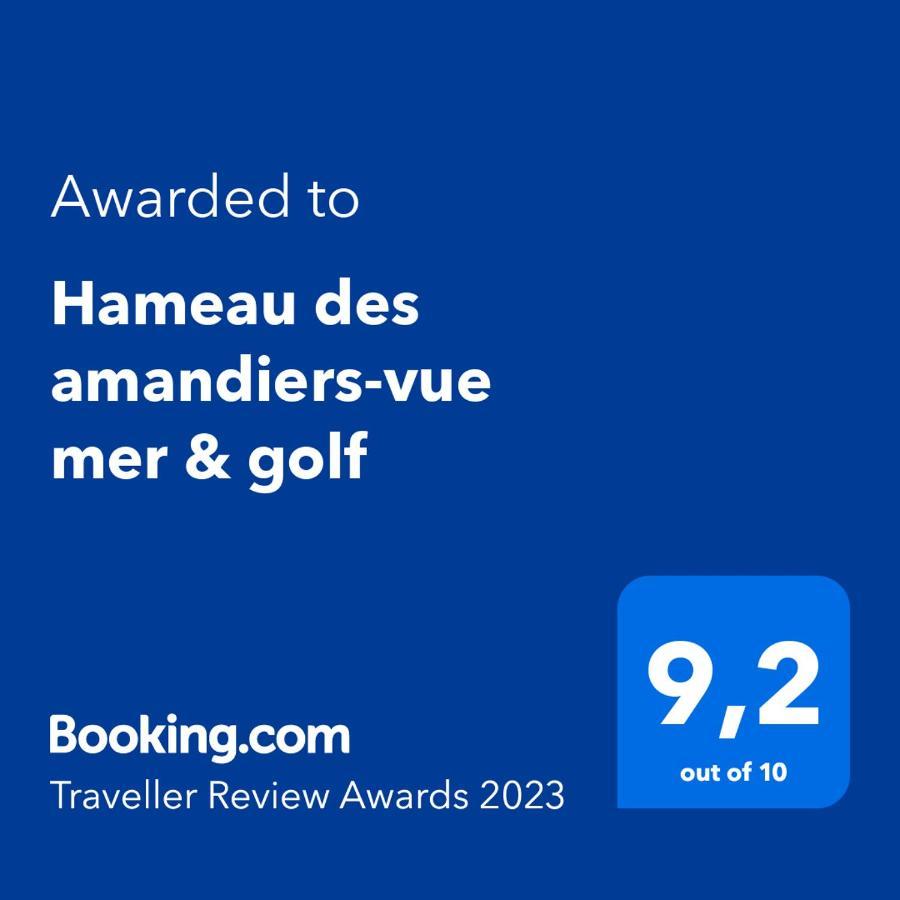 Hameau des amandiers-vue mer&golf Saint-Cyr-sur-Mer Extérieur photo